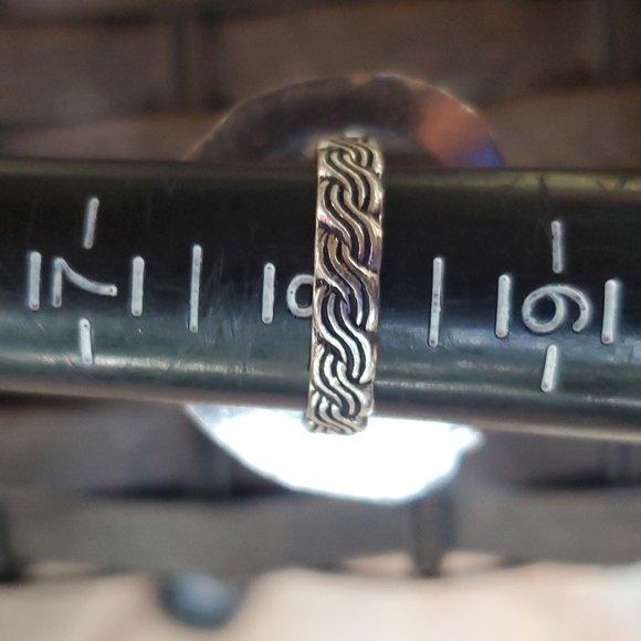 New Lepidolite Heart Shaped 925 Silver Statement Ring. - Picture 12 of 12